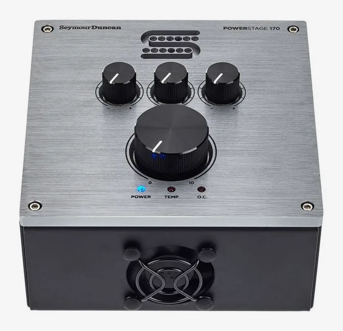 Seymour Duncan Power Stage 170, logo e finiture del pannello frontale