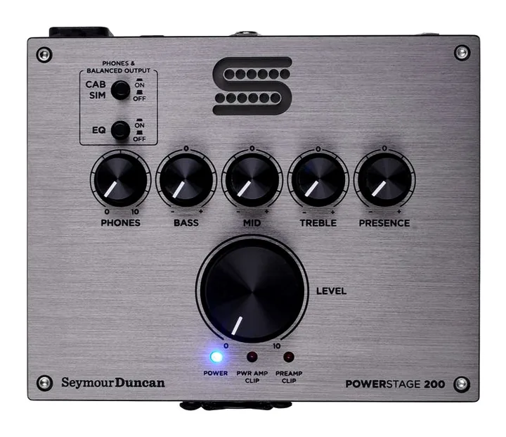 Seymour Duncan Power Stage 200, vista dall'alto della testata