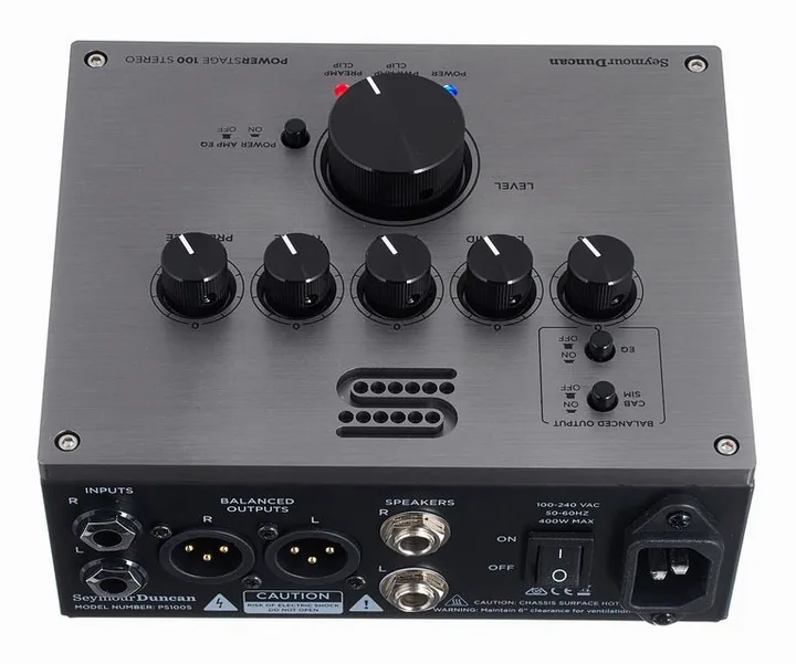 Seymour Duncan PowerStage 100 Stereo, vista laterale del cabinet