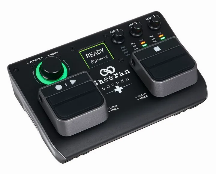 Sheeran Loopers Looper +, grafica del pannello superiore
