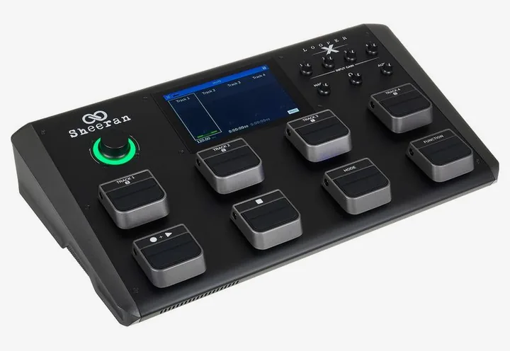 Sheeran Loopers Looper X, led e interruttore a pedale