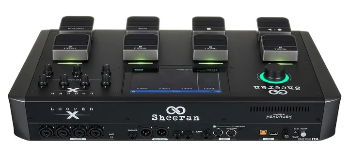 Sheeran Loopers Looper X, grafica del pannello superiore