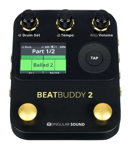Singular Sound BeatBuddy 2, ingressi e uscite laterali