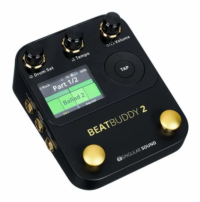 Singular Sound BeatBuddy 2, led e interruttore a pedale