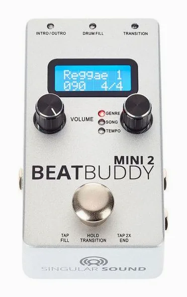 Singular Sound BeatBuddy Mini 2, led e interruttore a pedale