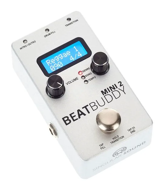 Singular Sound BeatBuddy Mini 2, grafica del pannello superiore