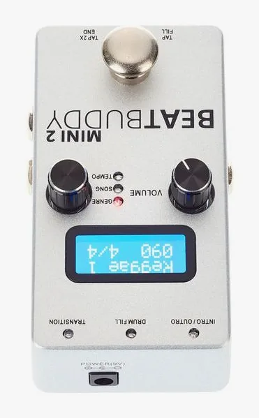 Singular Sound BeatBuddy Mini 2, grafica del pannello superiore
