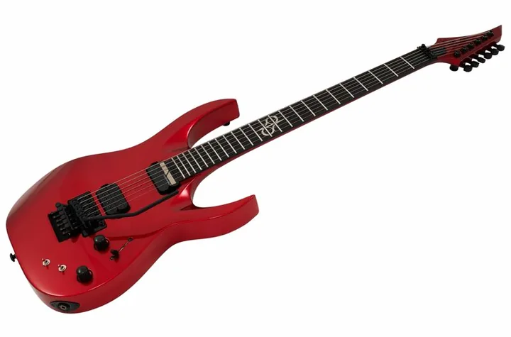 Solar Guitars A1.6FRCAR Sustaniac+, paletta con meccaniche e logo