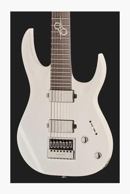 Solar Guitars A1.7 Vinter Pearl White Matte, ponte e meccaniche di intonazione