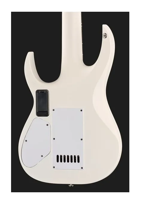 Solar Guitars A1.7 Vinter Pearl White Matte, manico e tastiera visti di lato