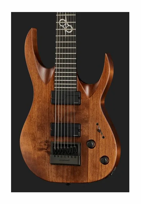 Solar Guitars A1.7AAN, curve del body viste dall'alto