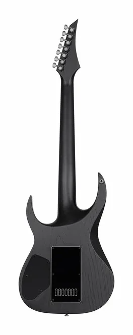 Solar Guitars A1.7DBOP Black Open Pore, vista posteriore del corpo
