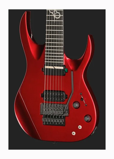 Solar Guitars A1.7FRCAR Sustainiac+, manico e tastiera visti di lato