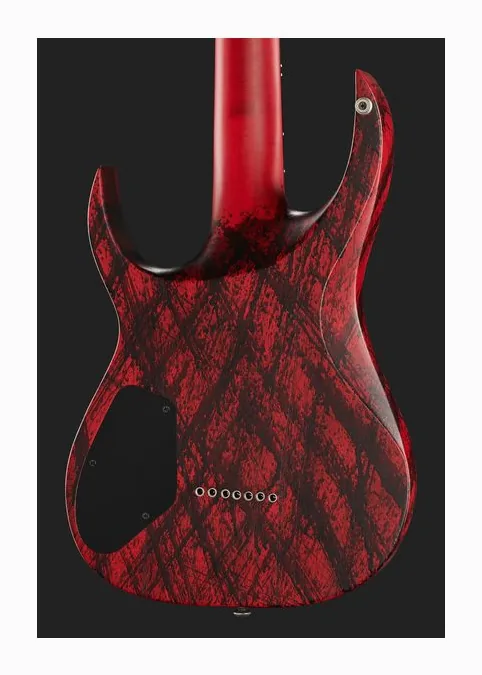 Solar Guitars A2.7Canibalismo+, vista posteriore del corpo