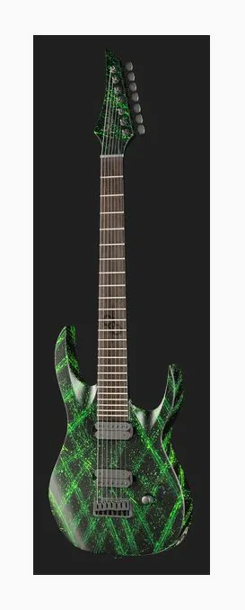 Solar Guitars A2.7CLN Canibalismo, paletta con meccaniche e logo