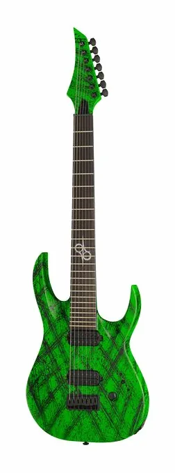 Solar Guitars A2.7GN Canibalismo+ visto di fronte