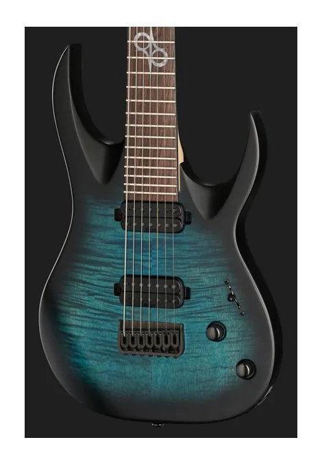 Solar Guitars AB2.7Blue Burst Thomann LTD, pickup e manopole dei controlli