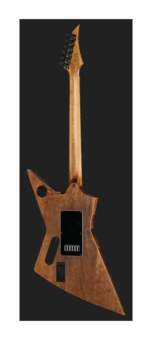Solar Guitars E1.6AAN Aged Natural Matte, manico e tastiera visti di lato