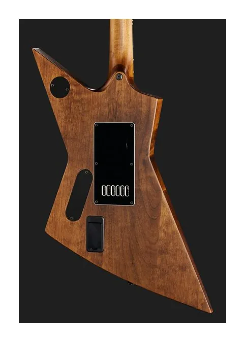 Solar Guitars E1.6AAN Aged Natural Matte, manico e tastiera visti di lato