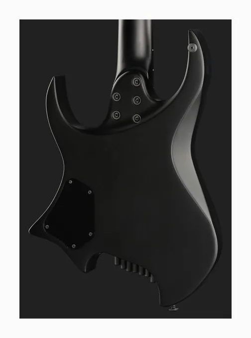 Solar Guitars H2.7C Carbon Black, pickup e manopole dei controlli