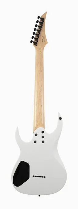 Solar Guitars S by Solar AB4.7W 7-String WHM, corpo e verniciatura in primo piano
