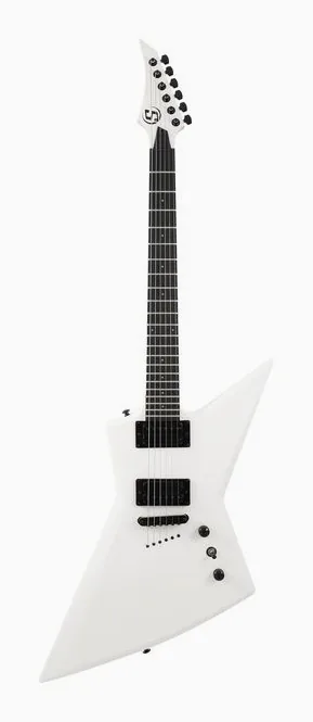 Solar Guitars S by Solar EB4.6W WHM fotografato frontalmente