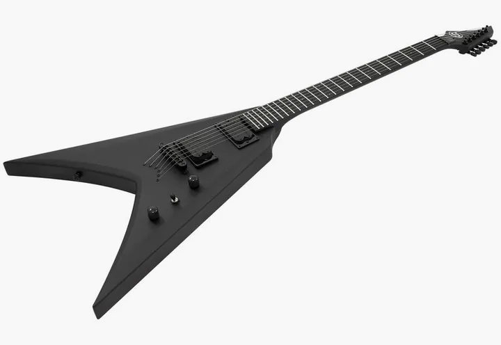 Solar Guitars S by Solar VB4.6C CBM, corpo e verniciatura in primo piano