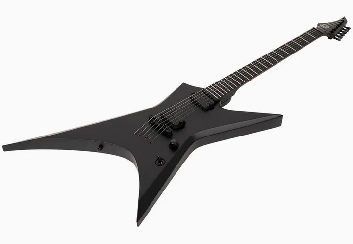 Solar Guitars S by Solar XB4.6C CBM, curve del body viste dall'alto