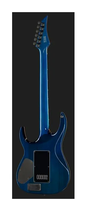 Solar Guitars S1.6AQOB Quilted Ocean Blue Br, profilo laterale del corpo