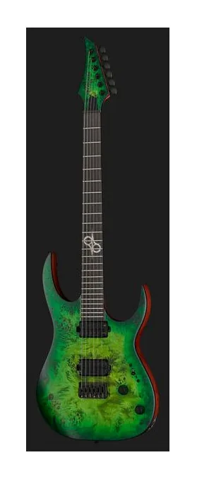 Solar Guitars S1.6HLB, pickup e manopole dei controlli