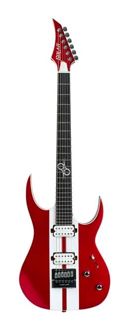 Solar Guitars S1.6RS CAR fotografato frontalmente