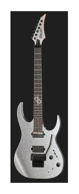 Solar Guitars SBR1.6FRSP Sustainiac+, curve del body viste dall'alto