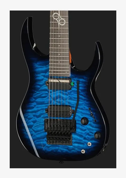 Solar Guitars SBR1.7FRQOB Sustainiac+, vista posteriore del corpo