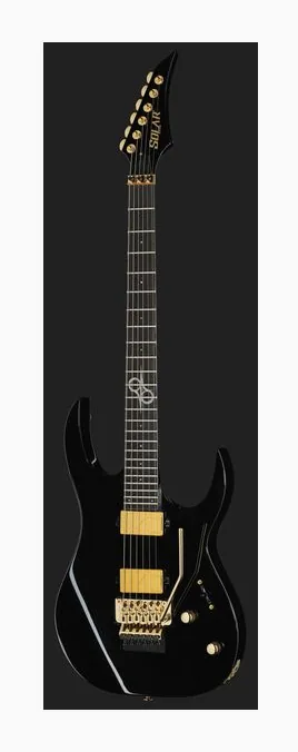 Solar Guitars SR1.6AFRMNS, corpo e verniciatura in primo piano