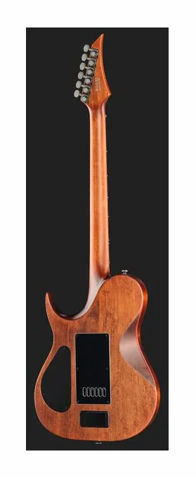 Solar Guitars T1.6AD Aged Natural, curve del body viste dall'alto