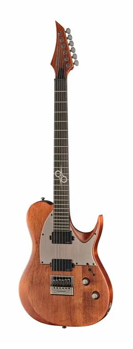 Solar Guitars T1.6AD Aged Natural visto di fronte