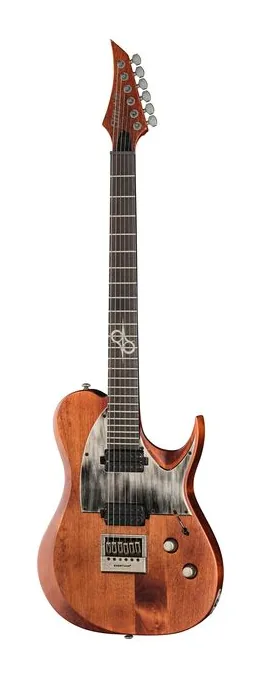 Solar Guitars T1.6D Aged Natural fotografato frontalmente