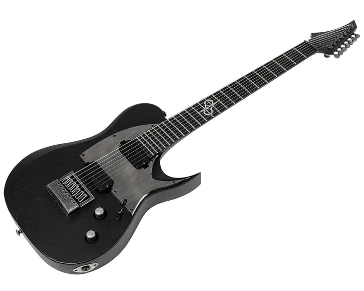 Solar Guitars T1.7DBOP, manico e tastiera visti di lato