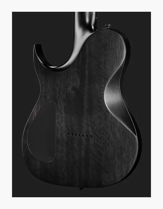 Solar Guitars T2.7FBB-Flame Black Burst, pickup e manopole dei controlli