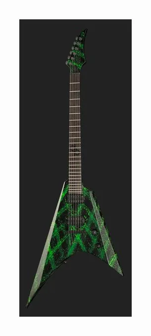 Solar Guitars VAR2.6CLN Canibalismo, vista posteriore del corpo