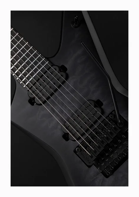 Solar Guitars X1.7FRQBB+, ponte e meccaniche di intonazione