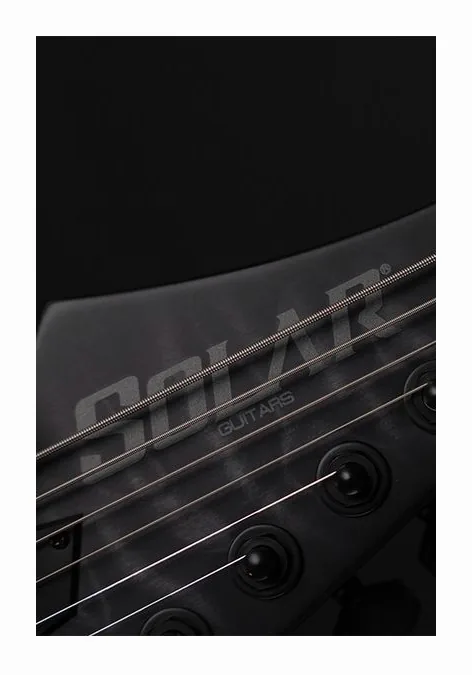 Solar Guitars X1.7FRQBB+, vista posteriore del corpo
