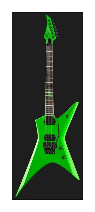 Solar Guitars X2.6FRGN+, manico e tastiera visti di lato