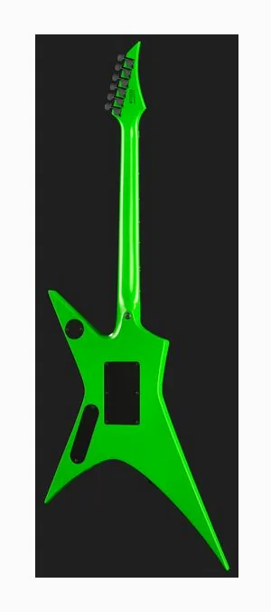 Solar Guitars X2.6FRGN+, curve del body viste dall'alto