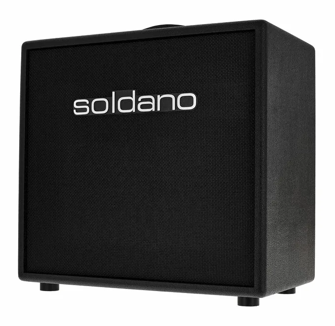 Soldano 112 Closed Back Cab BK, retro con le prese di collegamento