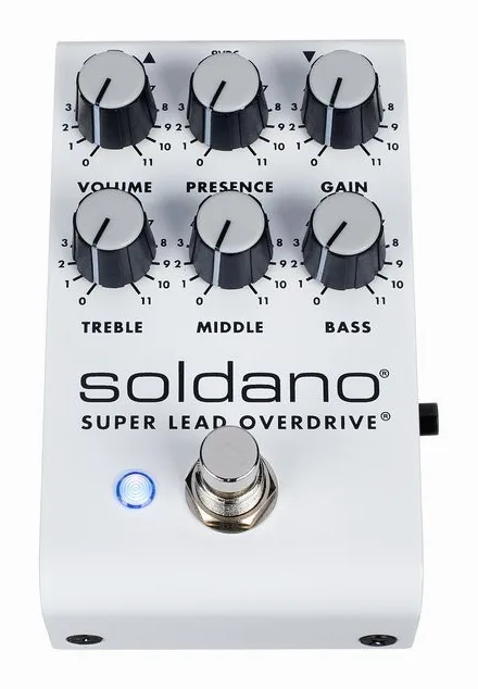 Soldano SLO Overdrive, led e interruttore a pedale