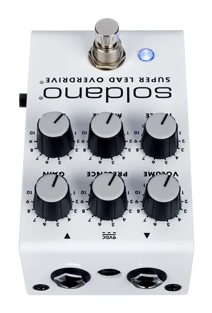 Soldano SLO Overdrive, led e interruttore a pedale