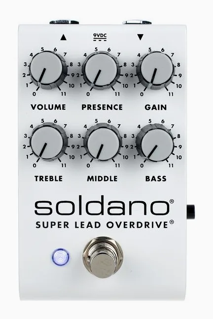 Soldano SLO Overdrive, ingressi e uscite laterali