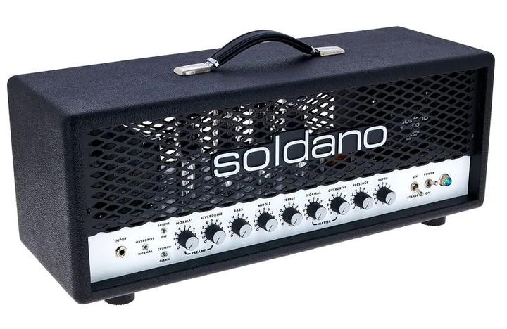 Soldano SLO 100 Classic Head, manopole e selettore dei canali