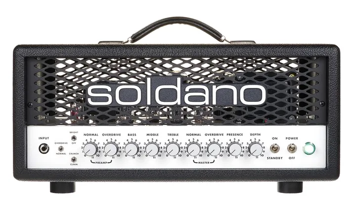 Soldano SLO 30 Classic Head, pannello dei controlli in primo piano